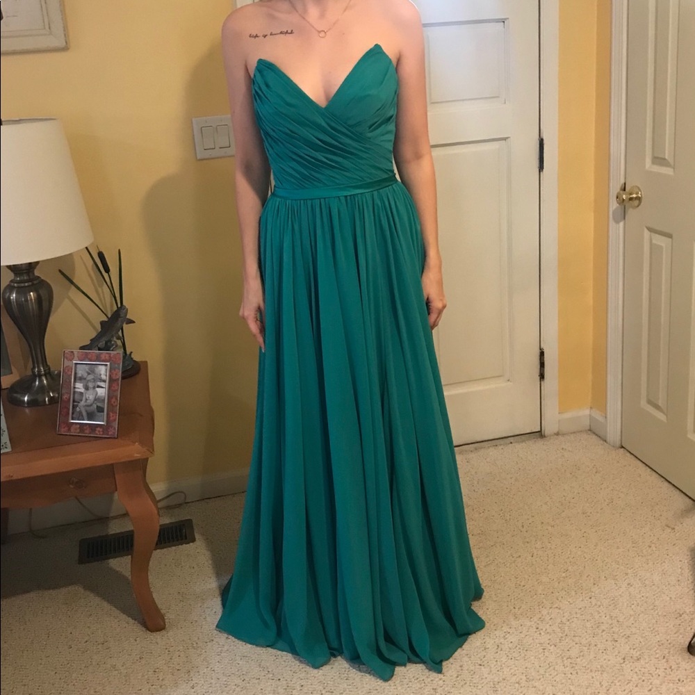 Prom, Formal or Bridesmaid dress. Teal. Size 10.